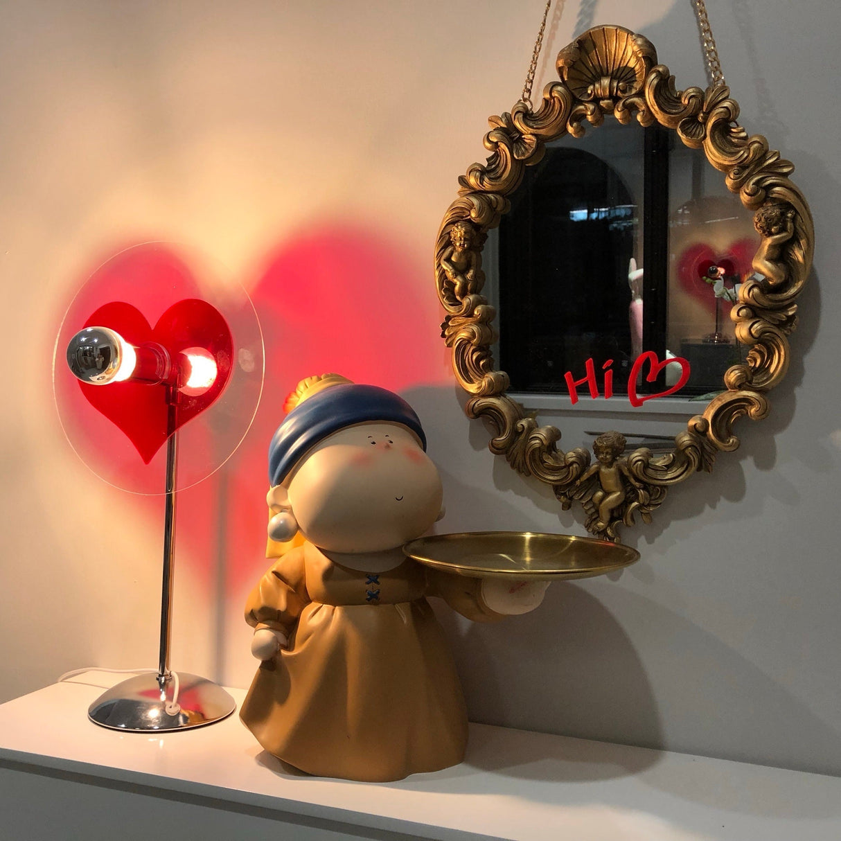 Heart LED Table Lamp Modern Rechargeable Metal Design - Product detail 51
