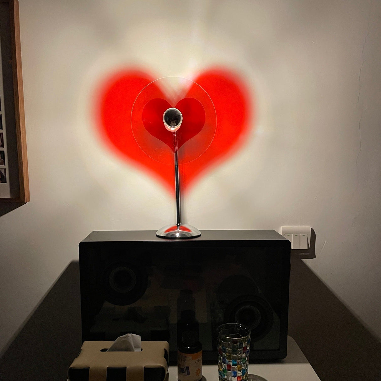 Heart LED Table Lamp Modern Rechargeable Metal Design - Product detail 60