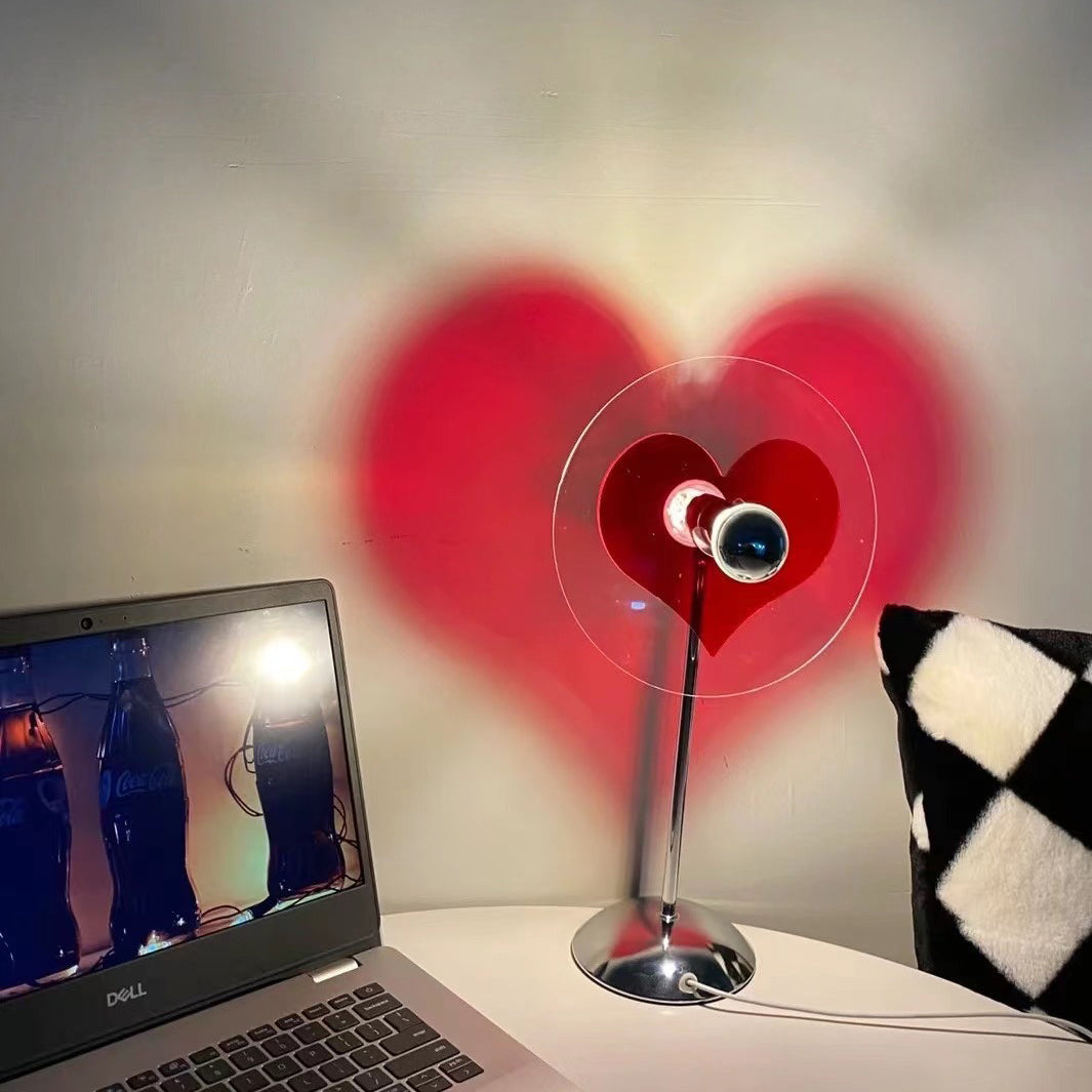 Heart LED Table Lamp Modern Rechargeable Metal Design - Product detail 64