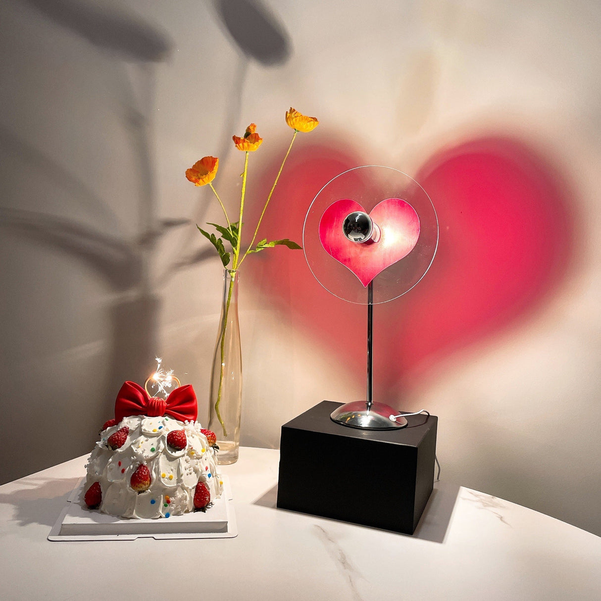 Heart LED Table Lamp Modern Rechargeable Metal Design - Product detail 78