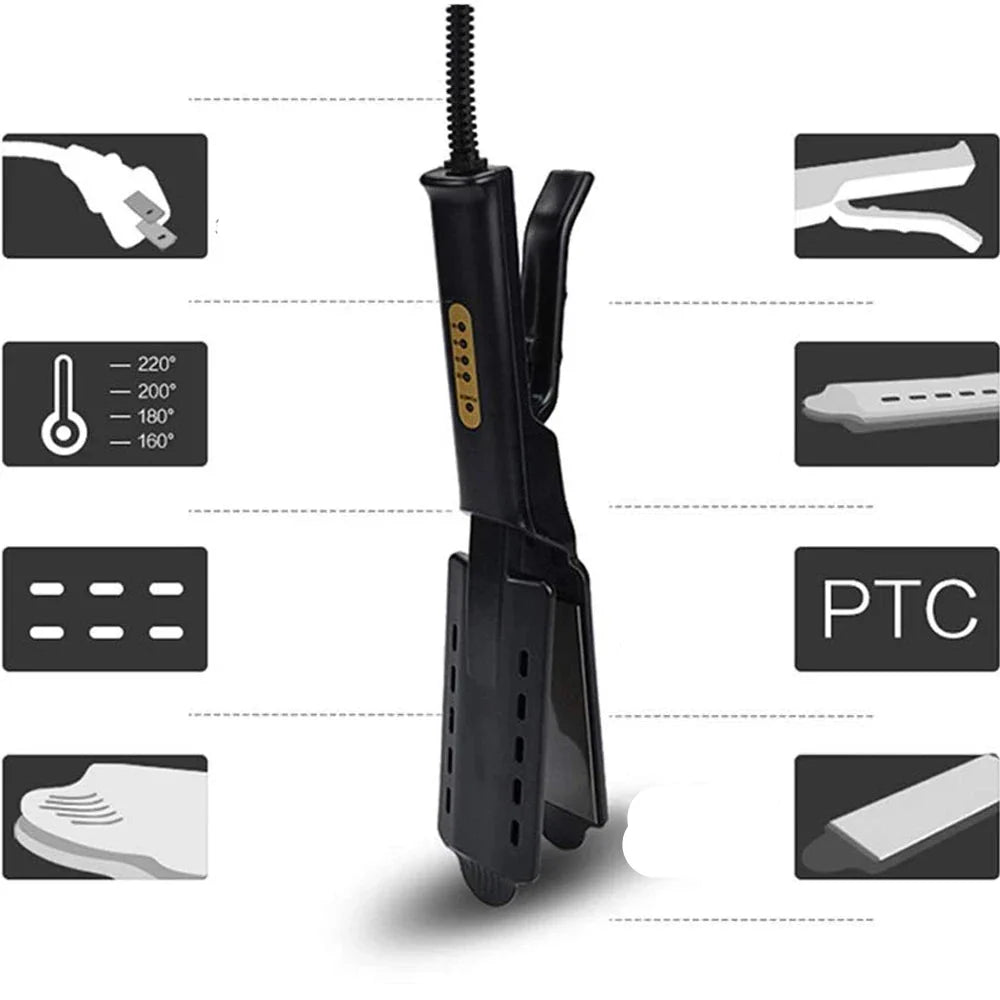 Professional Hair Straightener  4-Setting Wet  Dry Technology - Detailed view