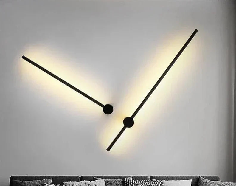 Minimalist Wall Lamp Linear LED Rod Design - Product detail 8