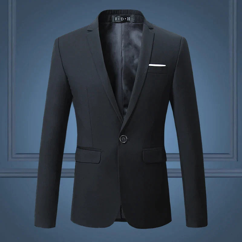 Classic Mens Blazer Slim Fit Business Casual Design - Product detail 7