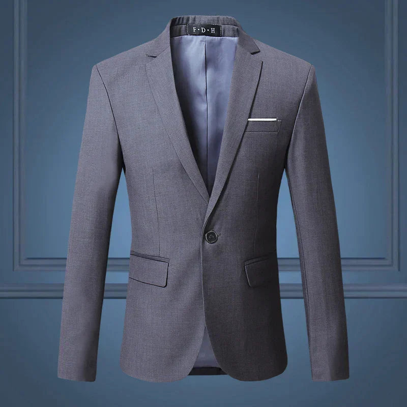 Classic Mens Blazer Slim Fit Business Casual Design - Product detail 6