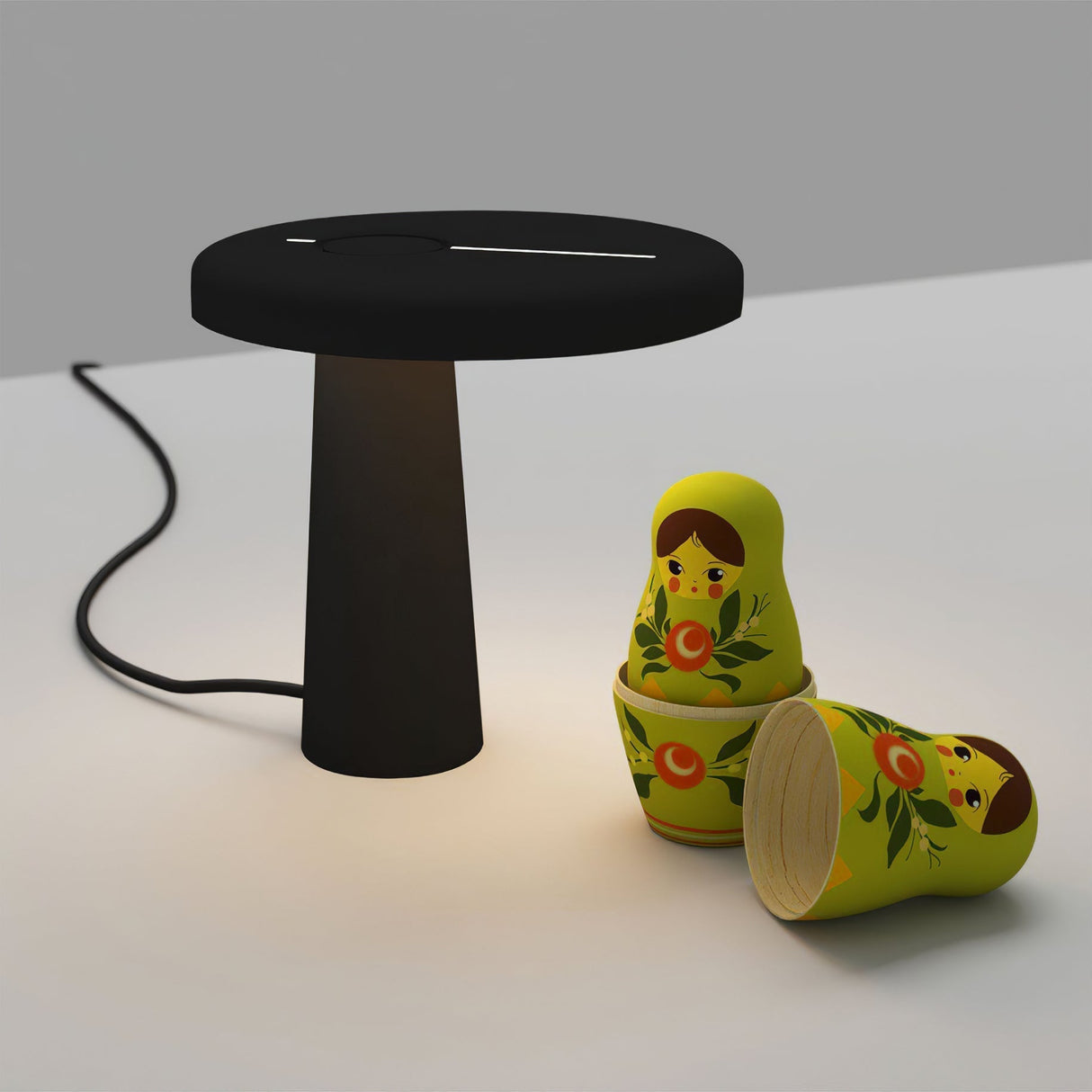 Modern LED Table Lamp Asymmetric Circular Design - Product detail 16