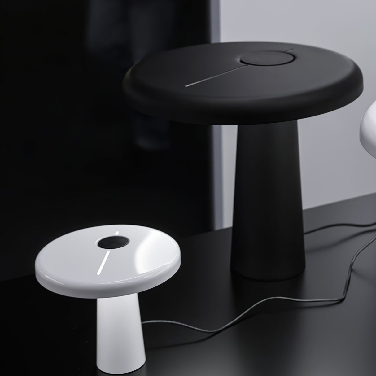 Modern LED Table Lamp Asymmetric Circular Design - Product detail 23