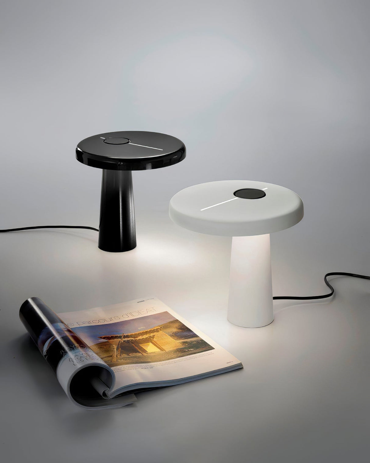 Modern LED Table Lamp Asymmetric Circular Design - Product detail 19