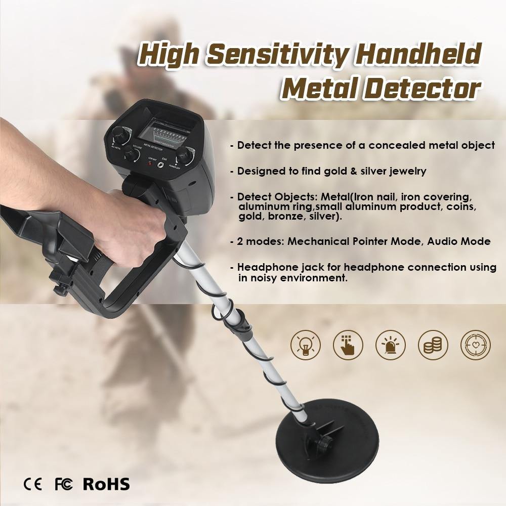 Professional Metal Detector  Adjustable Length With Audio Detection - Product example