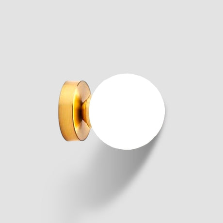 Modern Wall Sconce  Brushed Gold Globe Light - Product detail 20