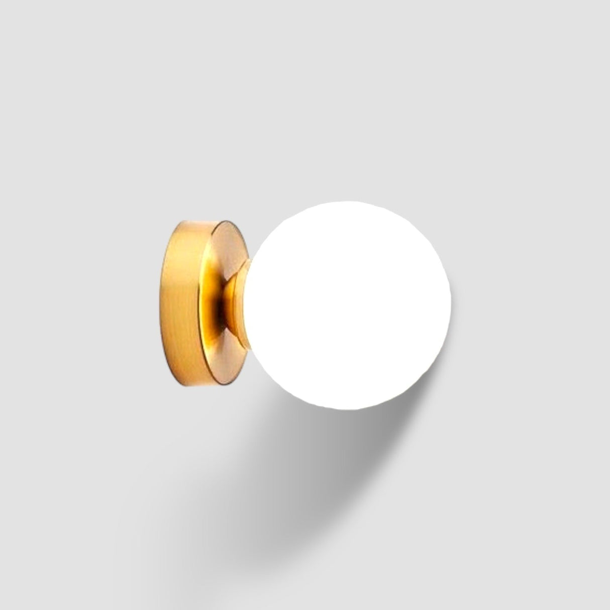 Modern Wall Sconce Brushed Gold Globe Light - Product detail 20