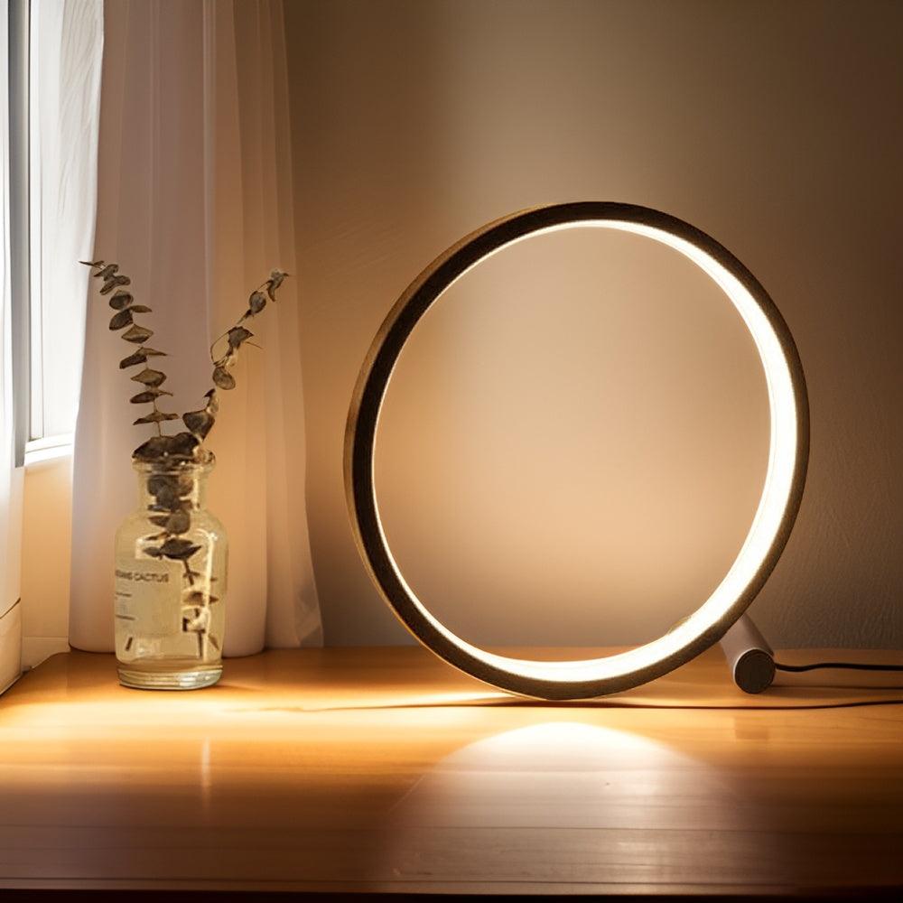 Modern Circle Table Lamp LED Halo Design - Product detail 4