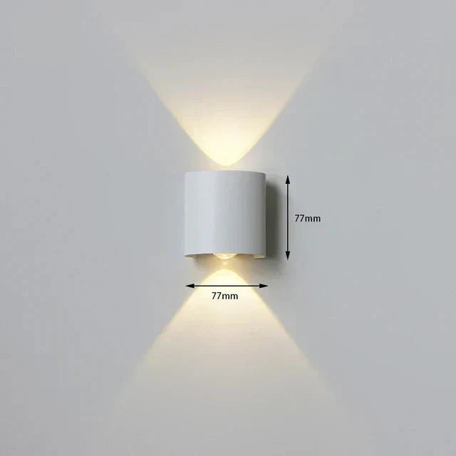 Modern LED Wall Light Dual Beam Aluminum Sconce - Product detail 7