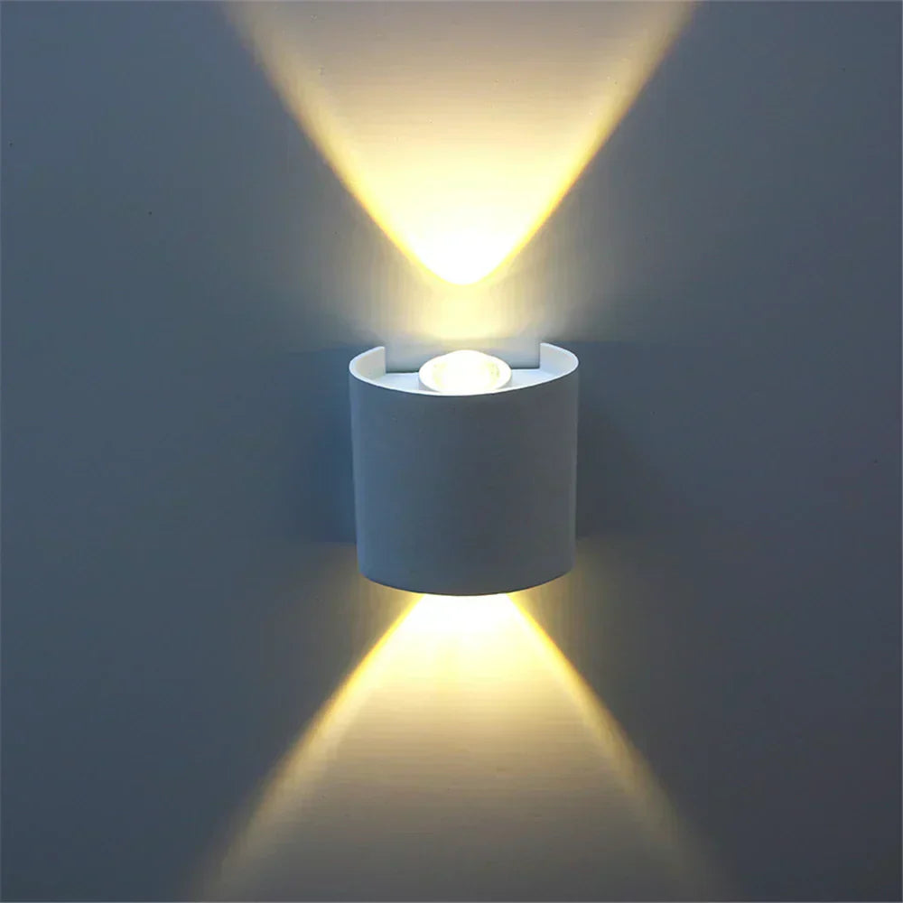 Modern LED Wall Light Dual Beam Minimalist Design - Product example