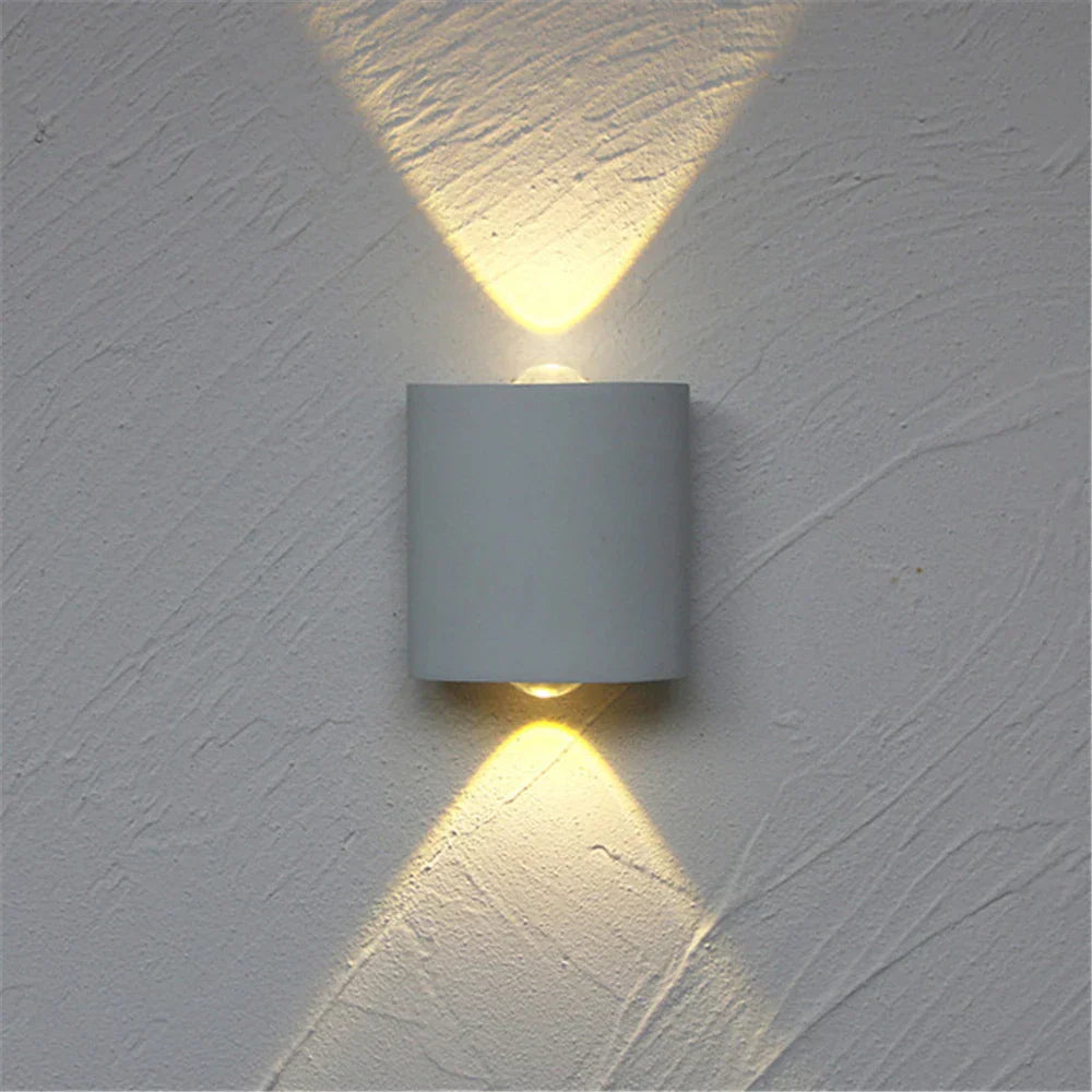 Modern LED Wall Light Dual Beam Aluminum Sconce - Product example