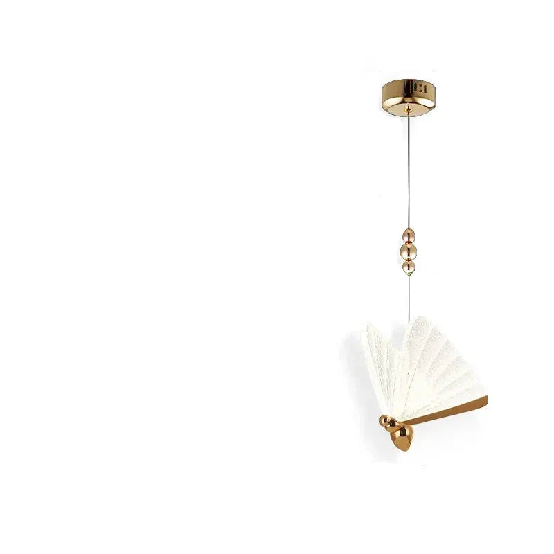 Butterfly Pendant Light Golden Wing Design LED Chandelier - Product detail 7