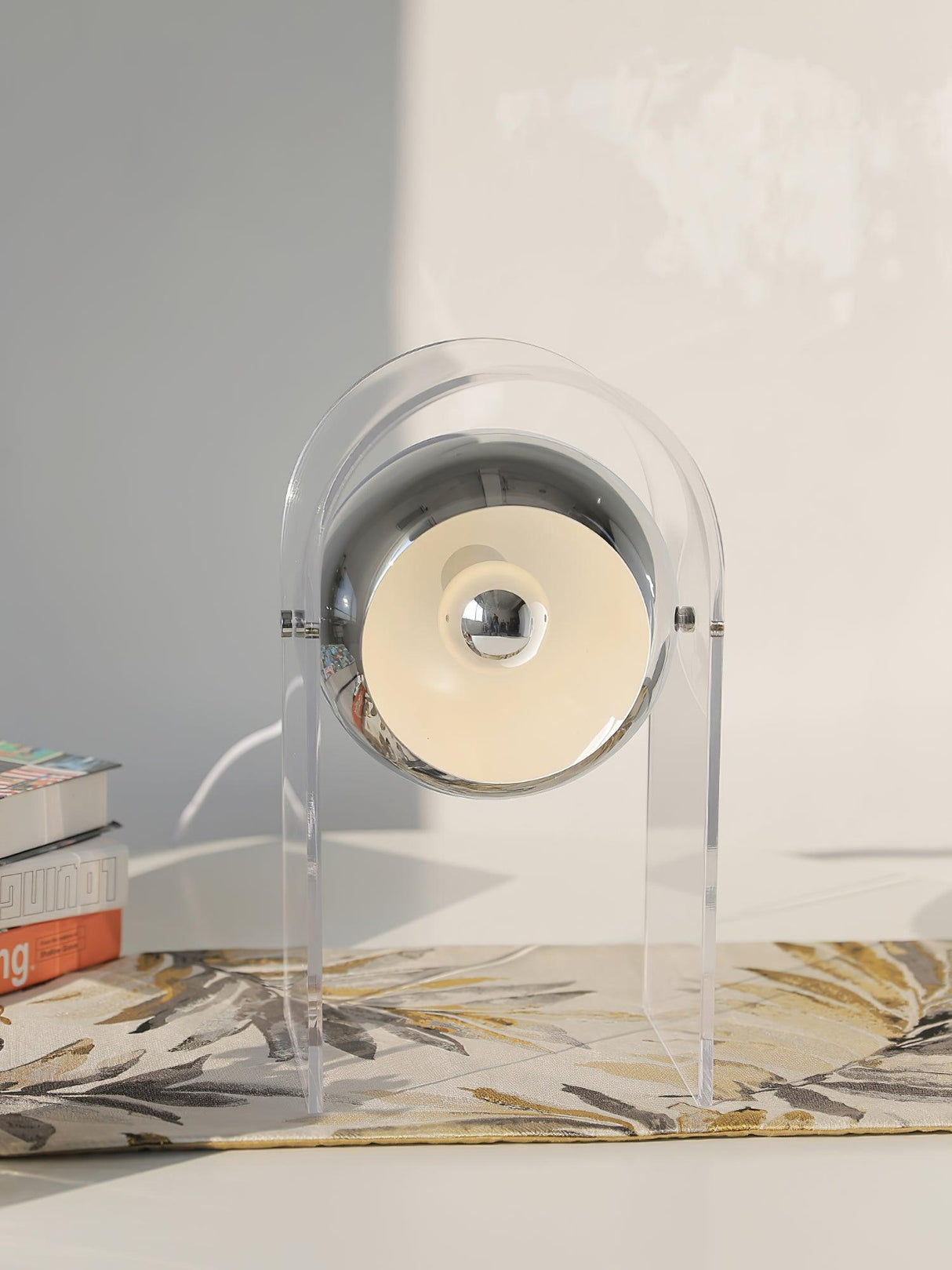 Modern Table Lamp Touch Sensor White Steel Design - Product detail 11
