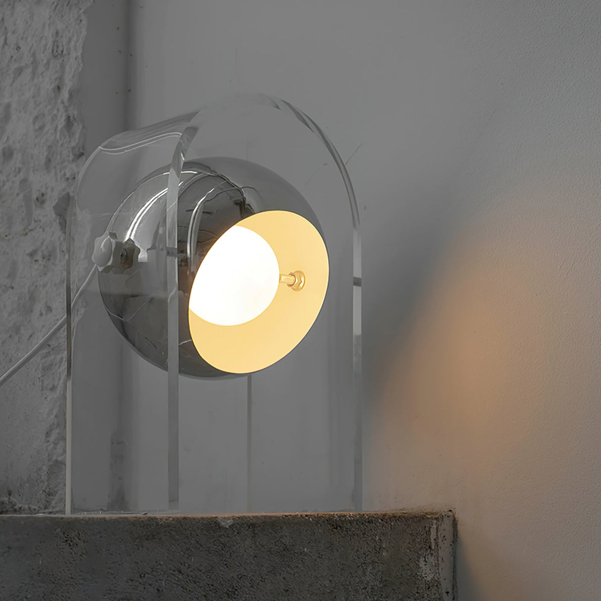 Modern Table Lamp Touch Sensor White Steel Design - Product detail 6