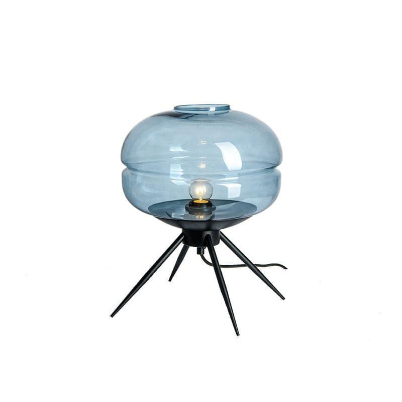 Modern Glass Table Lamp Smokey Dome with Tripod Base - Product detail 22