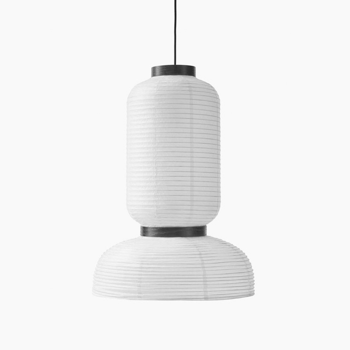 Japanese Pendant Light Wabi Sabi Paper Lantern Design - Product showcase