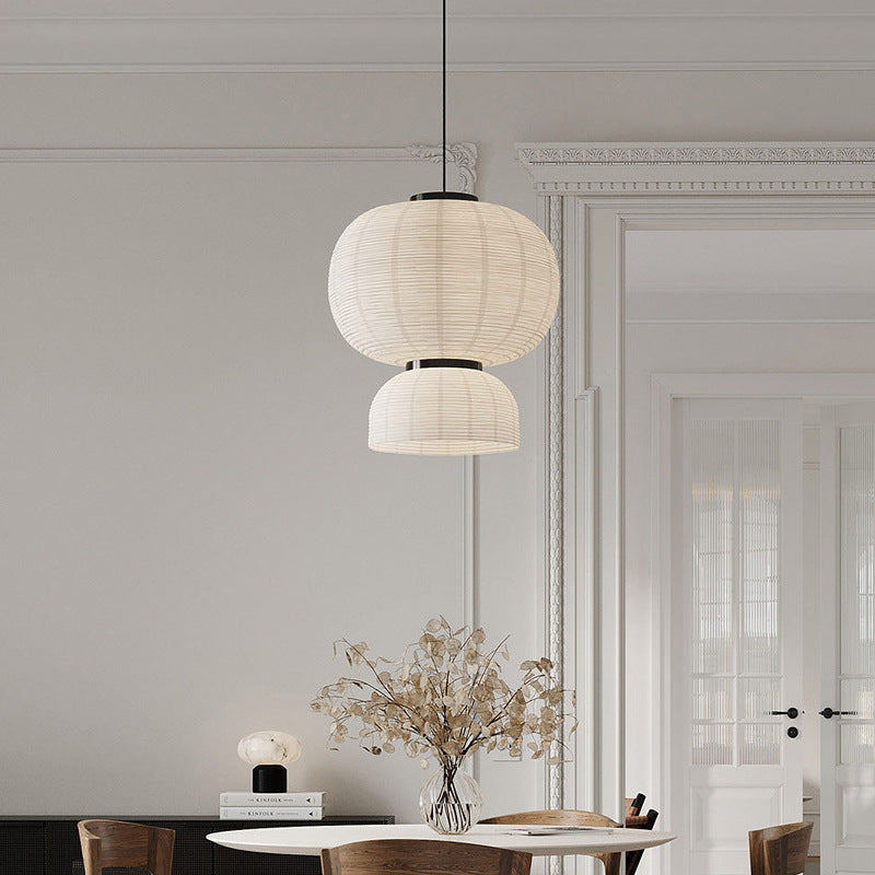 Japanese Pendant Light Wabi Sabi Paper Lantern Design - Product detail 7