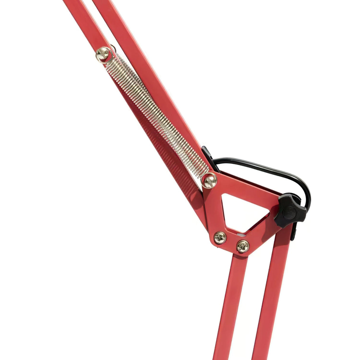 Adjustable Task Lamp Red Metal Swing Arm Design - Product detail 10