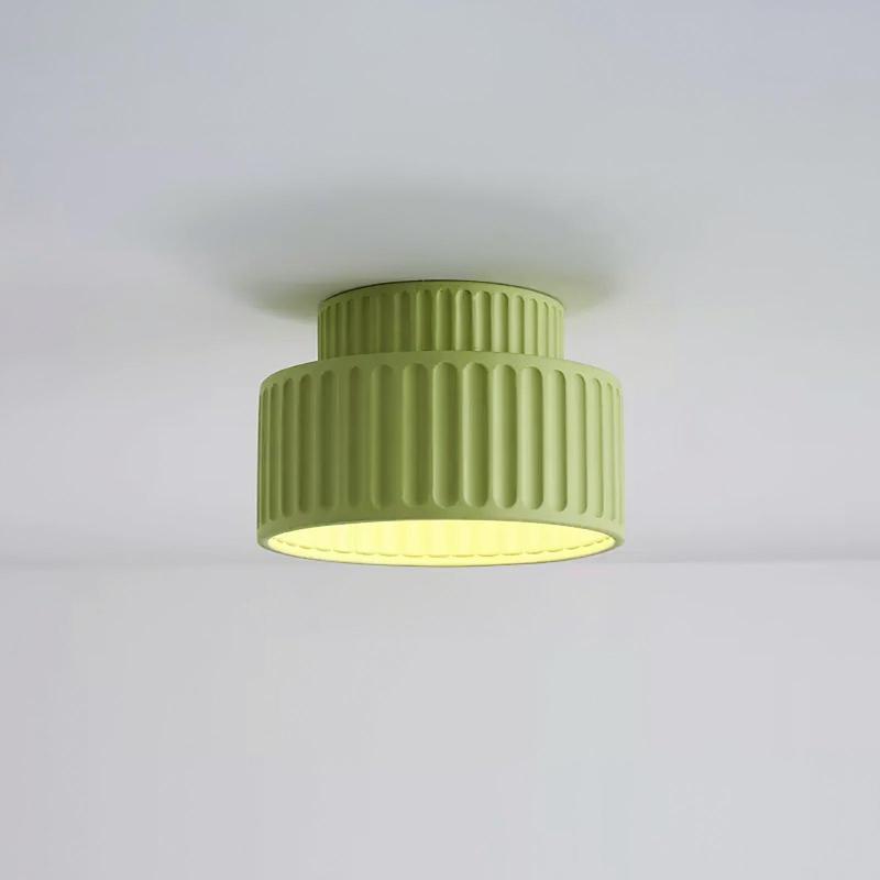 Modern Ceiling Light Ribbed Cylindrical Design - Product detail 28