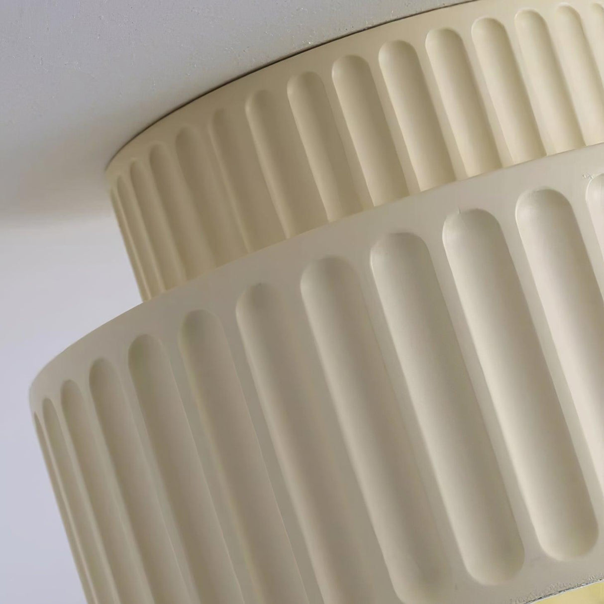 Modern Ceiling Light Ribbed Cylindrical Design - Product detail 20