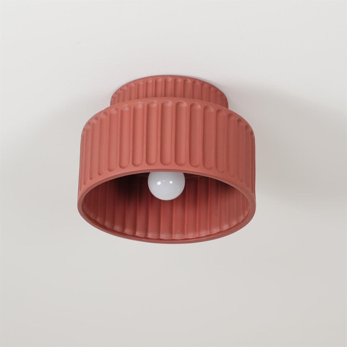 Modern Ceiling Light Ribbed Cylindrical Design - Product detail 22