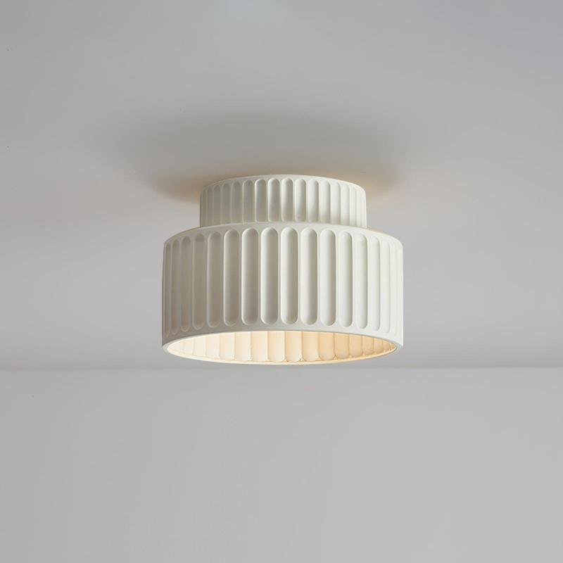 Modern Ceiling Light Ribbed Cylindrical Design - Product detail 25