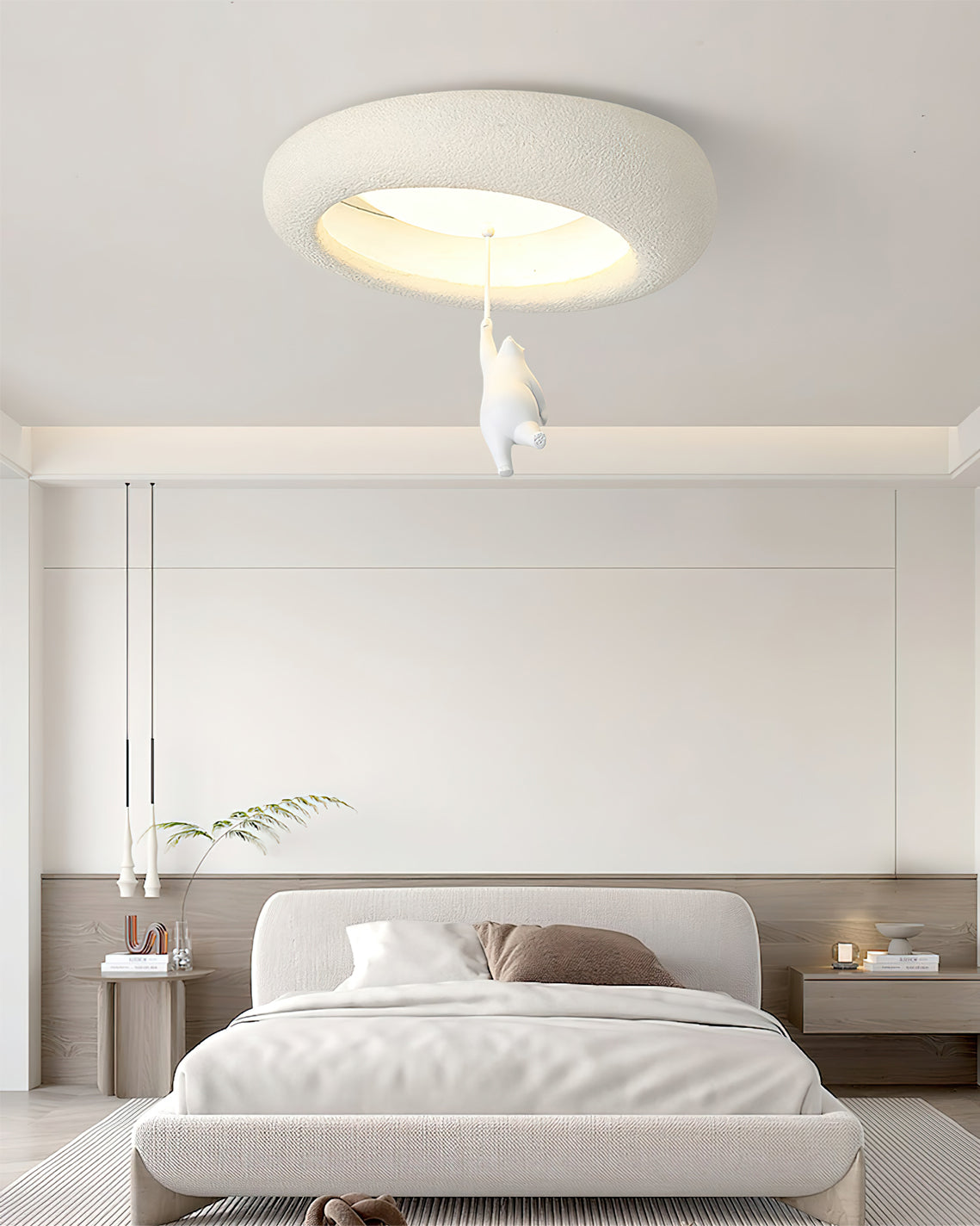 Modern Ceiling Light Sculptural Ring Design - Product detail 4