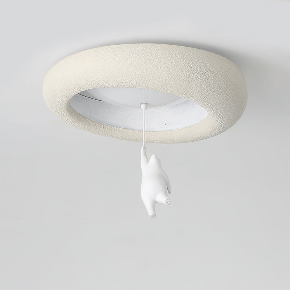 Modern Ceiling Light Sculptural Ring Design - Product detail 8