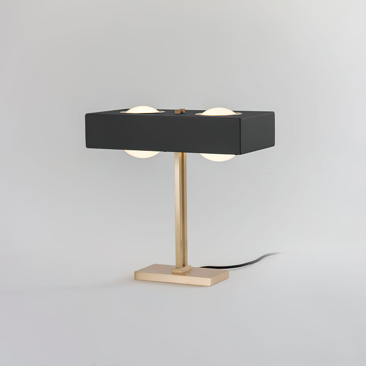 Modern Table Lamp Metal Base with Black Shade - Product detail 11