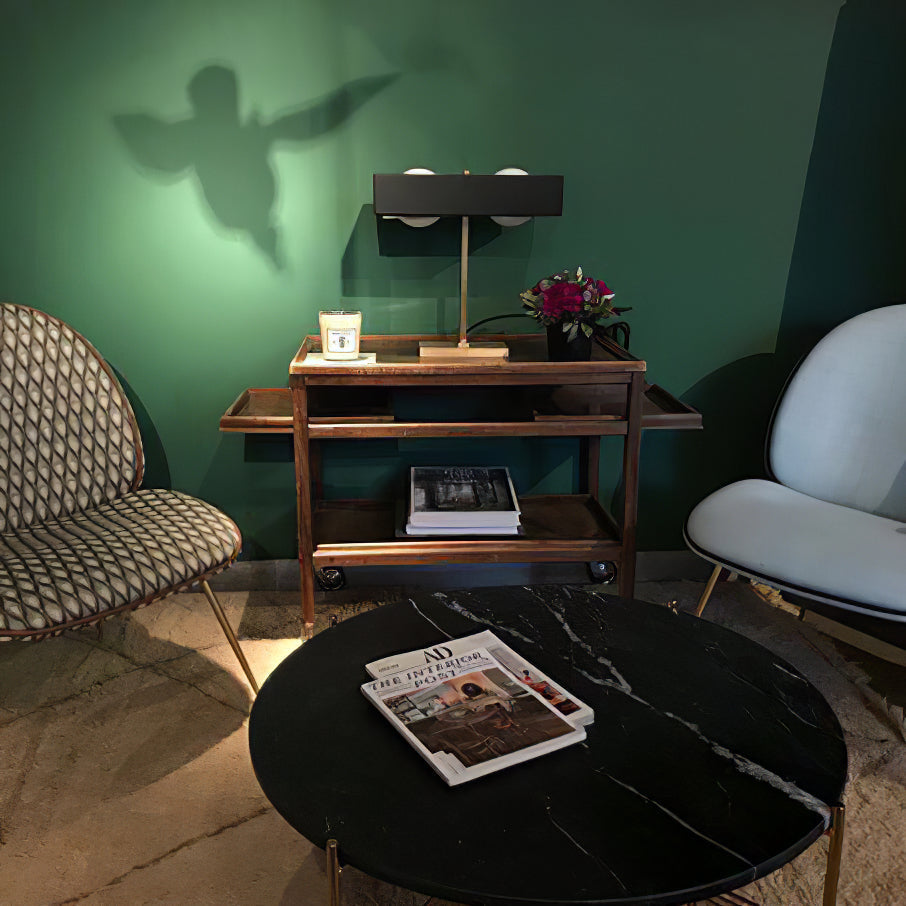 Modern Table Lamp Metal Base with Black Shade - Product detail 15
