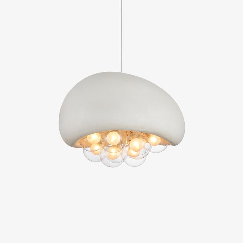 Modern Bubble Ceiling Light Matte Black Dome With Glass Spheres - Product detail 23