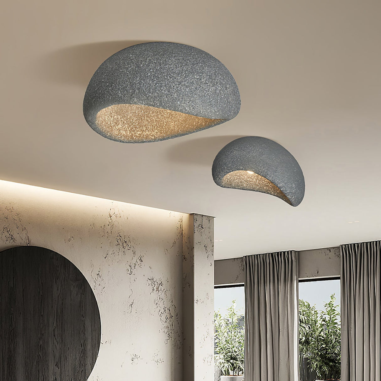 Modern Ceiling Light Cloud-Inspired Japanese Design - Product detail 4