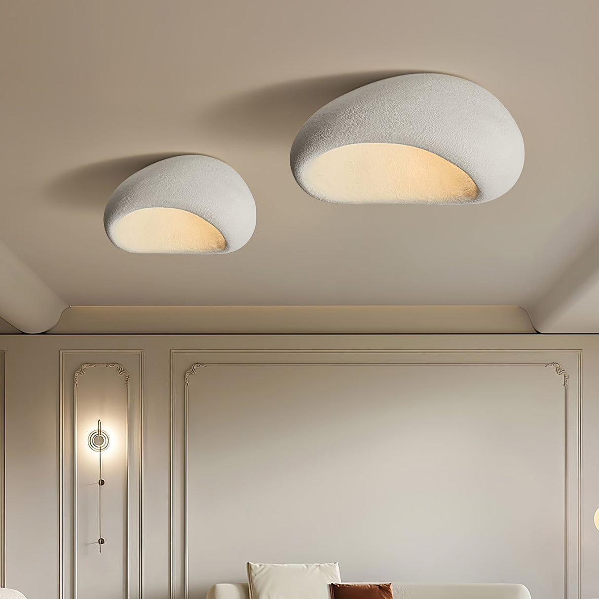 Modern Ceiling Light Cloud-Inspired Japanese Design - Detailed view