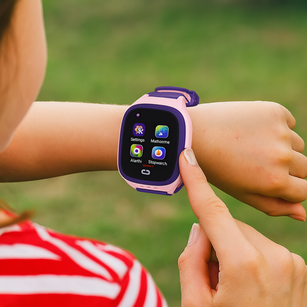 Kids GPS Smartwatch Waterproof Touchscreen with Camera - Detailed view