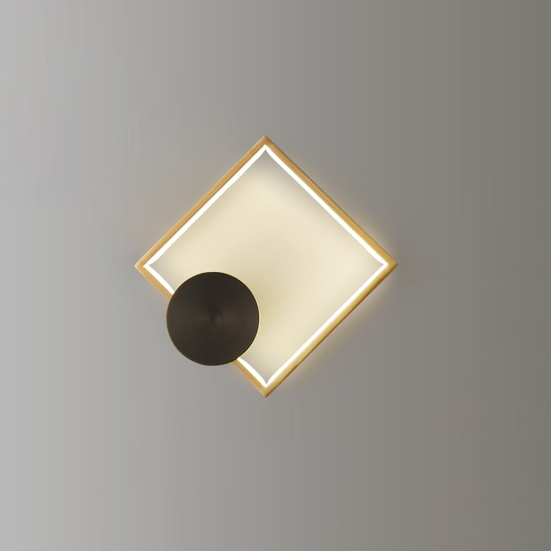 Modern Geometric Wall Light LED Metal Accent Sconce - Product detail 19