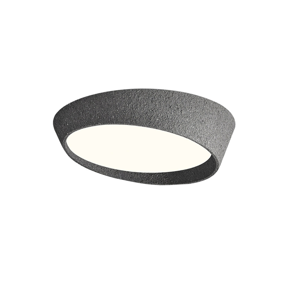 Modern Ceiling Light Textured Metal Oval Design - Product detail 19