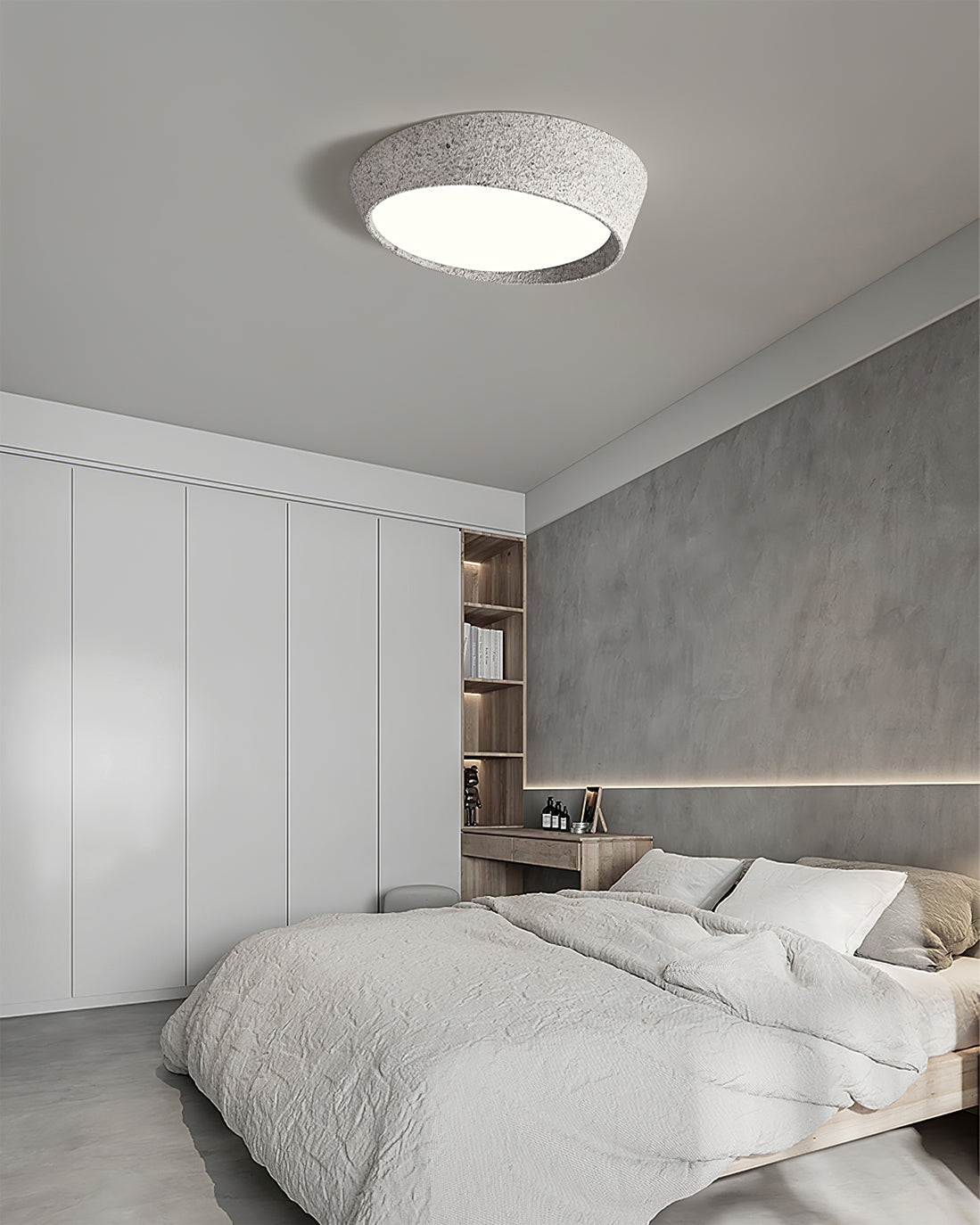 Modern Ceiling Light Textured Metal Oval Design - Product detail 8