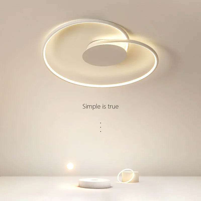 Modern LED Ceiling Light  Spiral Minimalist Design - Product detail 8