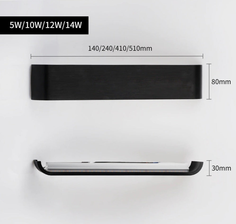 Contemporary LED Wall Lamp Minimalist Aluminum Design - Product detail 7