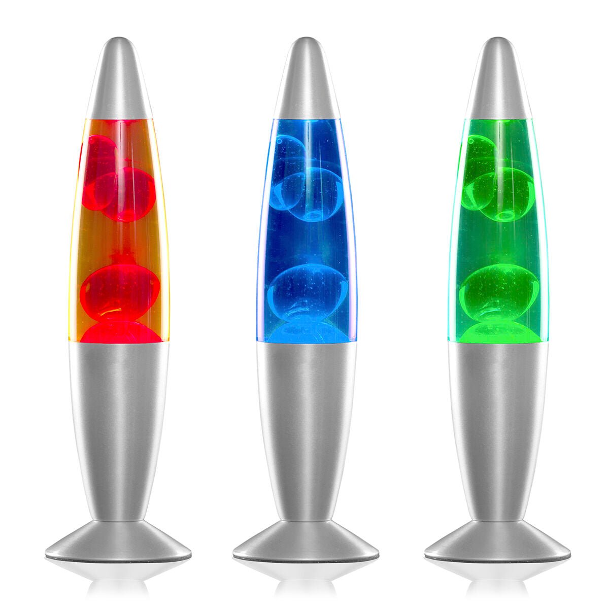 LED Lava Lamp Green Wax Motion Light with Aluminum Base - Product detail 5