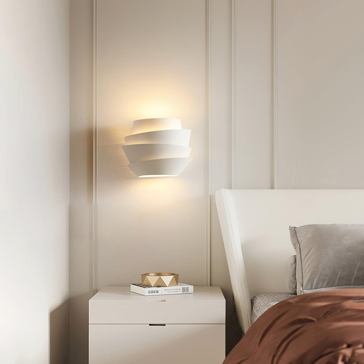 Modern Wall Sconce Layered Metal Ambient Light - Product detail 7
