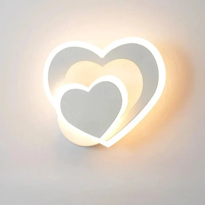 Heart Wall Light Modern LED Double Heart Design - Product detail 9