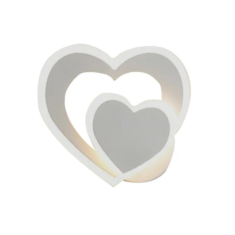 Heart Wall Light Modern LED Double Heart Design - Product detail 6