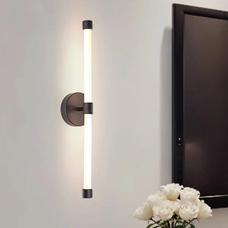 Modern LED Wall Light Gold Aluminum Linear Sconce - Product detail 6