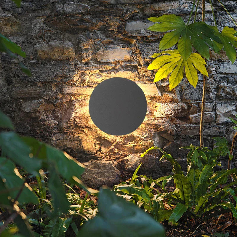 Modern Outdoor Wall Light  Diamond LED Design - Detailed view