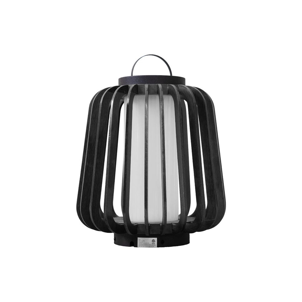 Modern Outdoor Table Lamp Wood Slat Lantern Design - Product detail 42