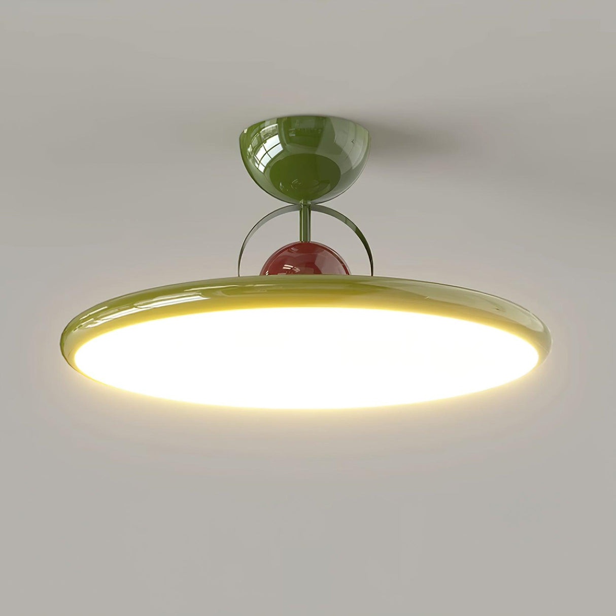 Modern Ceiling Light  Green Metal LED Panel Design - Product detail 11